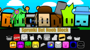 Sprunki But Noob Block